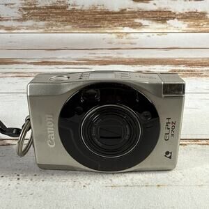 Canon ELPH 370Z 35mm Point & Shoot Film Camera 23-69mm Zoom Lens Silver Db